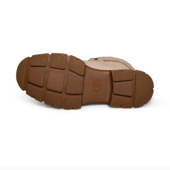 UGG ASHTON HIKER LACE UP MUSTARD SEED Lug Sole SUEDE WOMEN'S BOOTS SIZE 10 - Picture 8 of 12